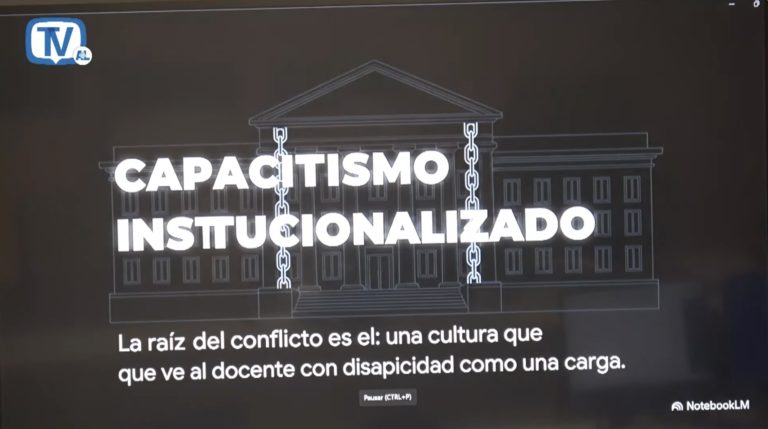 El grito en la Asamblea: "¡No estamos enfermos!" y el capacitismo institucional en el MEP