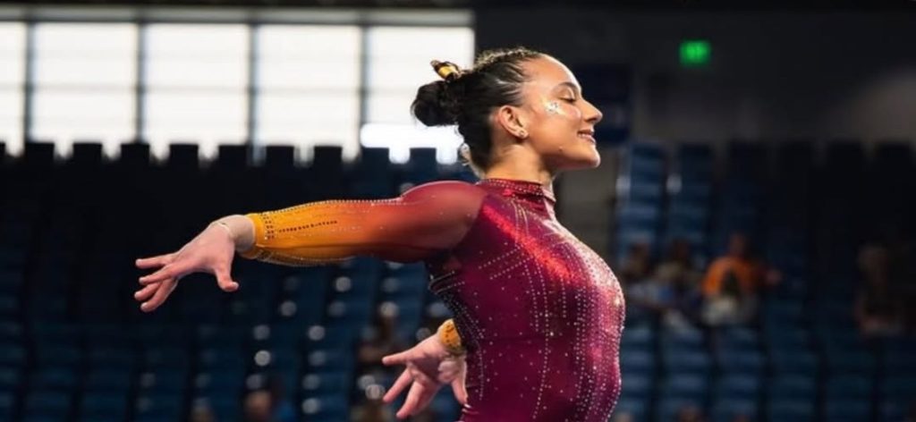 Luciana Alvarado cierra su etapa universitaria tras competir en Regionales de la NCAA