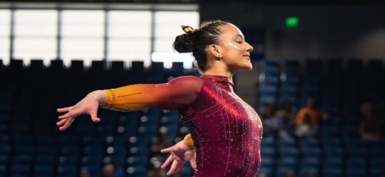 Luciana Alvarado cierra su etapa universitaria tras competir en Regionales de la NCAA