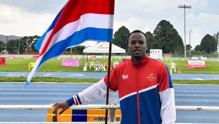 Velocista tico Alejandro Ricketts rompe récord nacional de 100 metros planos tras 22 años