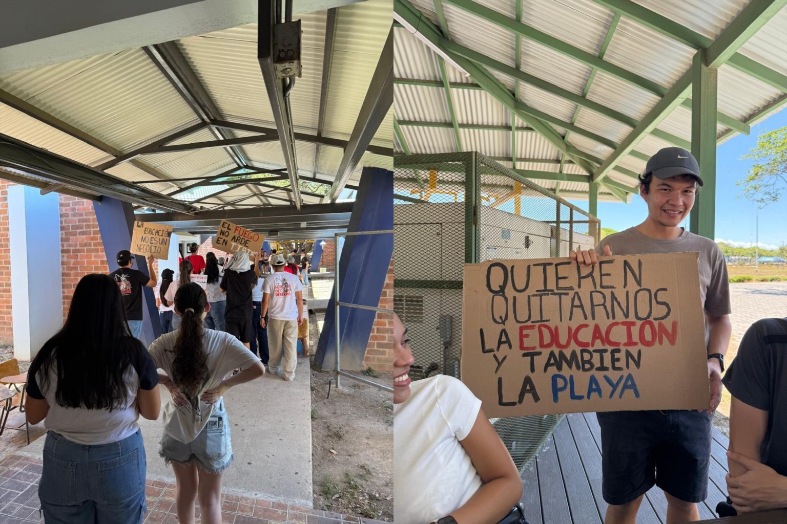 Imagen principal del artículo: Estudiantes de la UCR en Guanacaste se manifestaron para pedir la salida del rector Carlos Araya
