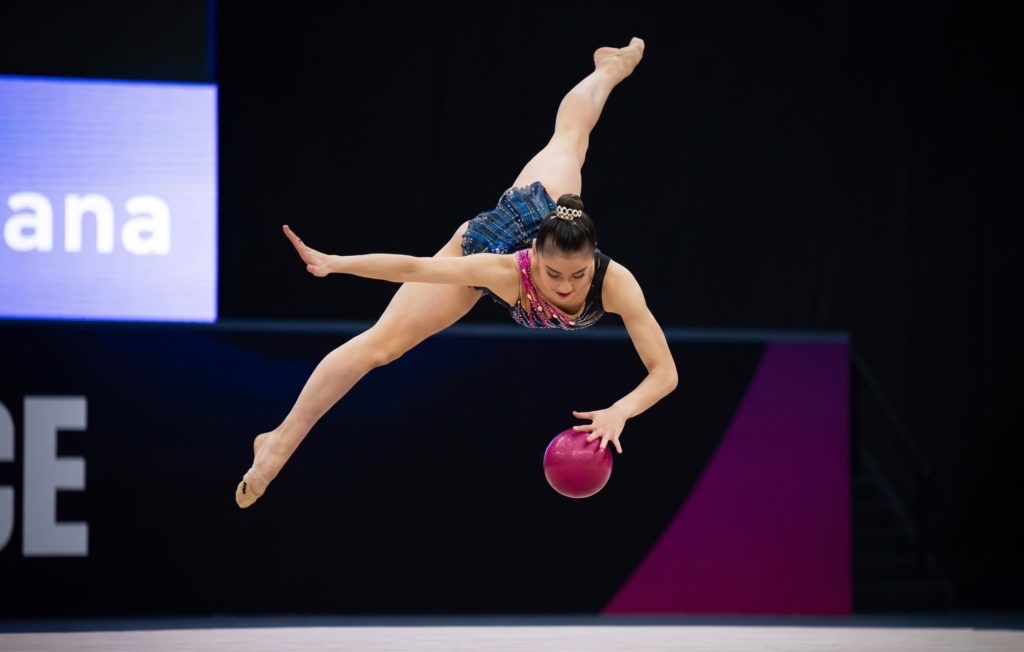 Gloriana Sánchez representó a Costa Rica en la Copa del Mundo de Gimnasia Rítmica en Azerbaiyán