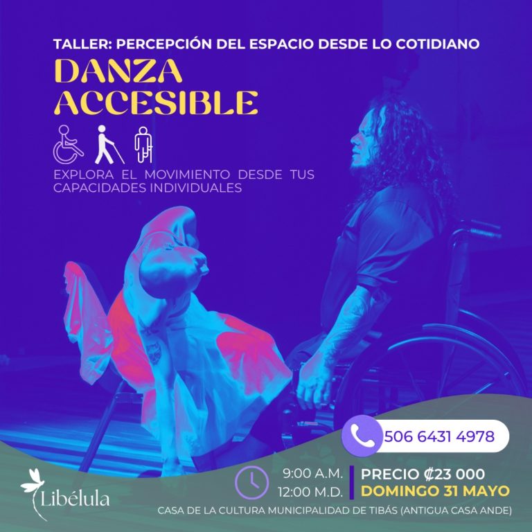 Taller de danza accesible invita a explorar el movimiento desde la inclusión y la diversidad corporal