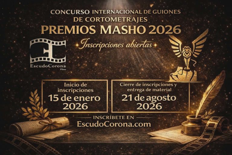 EscudoCorona Films abre convocatoria internacional para el concurso "Premios MASHO 2026"