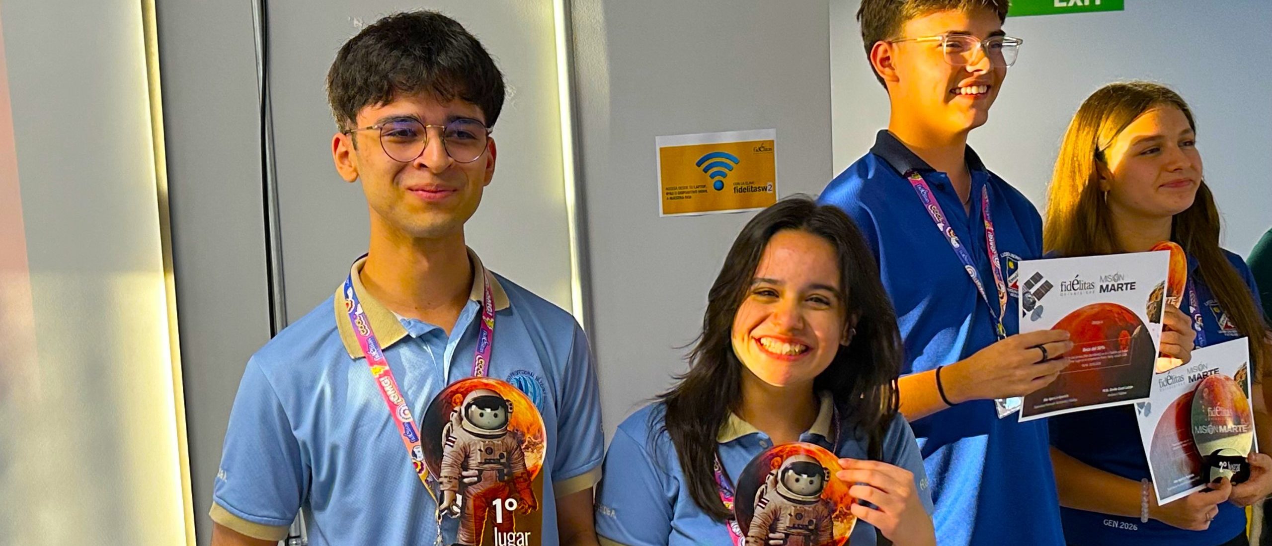 Imagen principal del artículo: Estudiantes del CTP de Coronado ganan "Misión Marte 2026" y representarán a Costa Rica en España