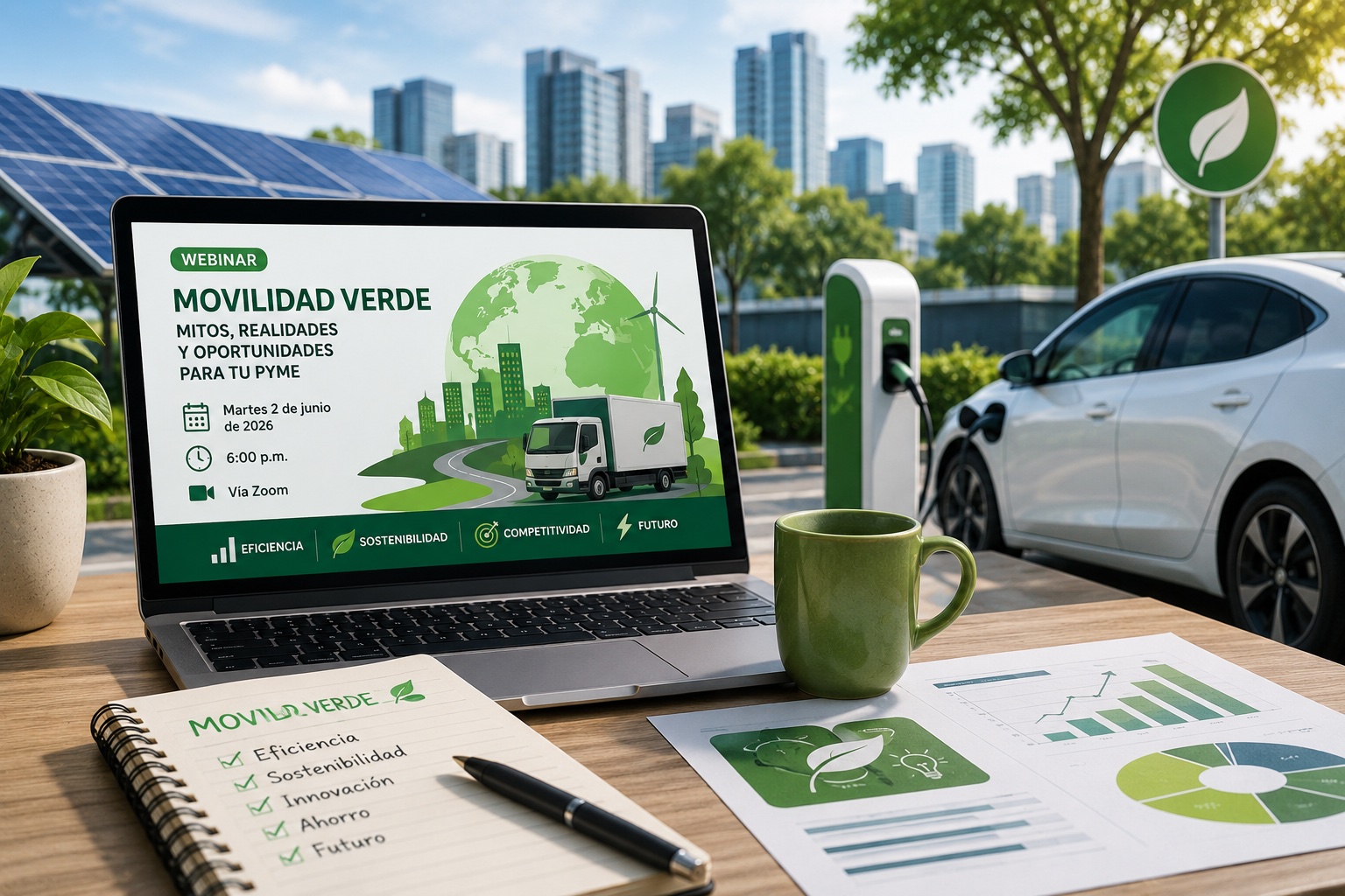 Imagen principal del artículo: Promerica ofrecerá webinar gratuito para pymes sobre movilidad verde