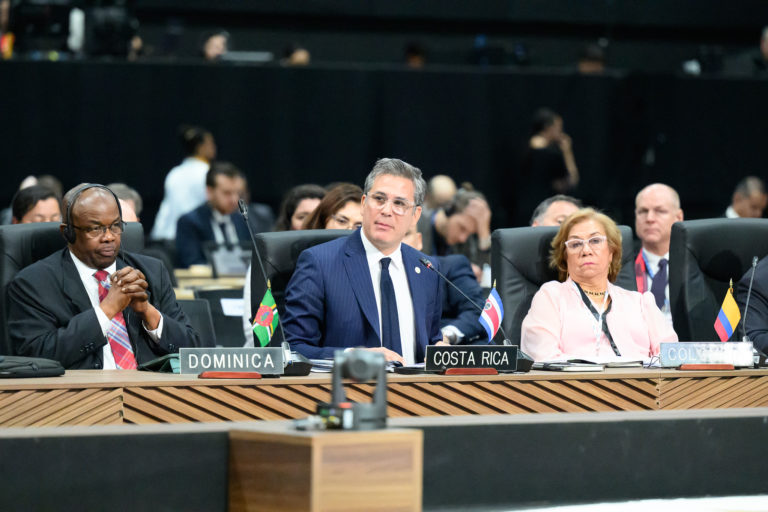 Canciller condena en la OEA asesinato de Roberto Samcam y deterioro de derechos humanos en Nicaragua