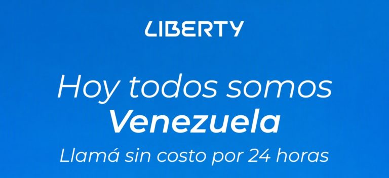 Liberty habilita llamadas gratis a Venezuela por 24 horas