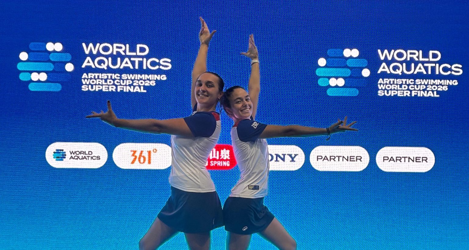 Imagen principal del artículo: Dueto de Costa Rica competirá por primera vez en una Copa Mundial de natación artística