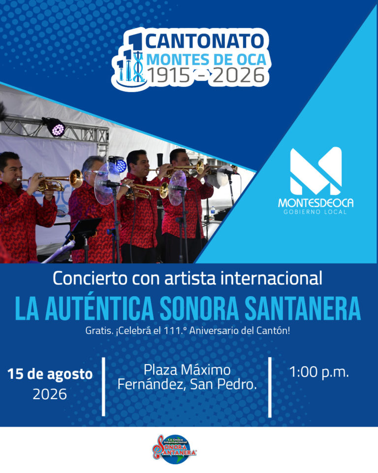 Montes de Oca reunirá a artistas nacionales e internacionales para celebrar el aniversario de su cantonato