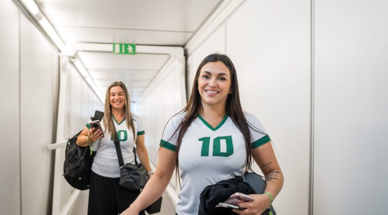 Grupo Promerica lleva a sus clientes a Dallas en el segundo vuelo privado de Experiencias Promerica para vivir la Copa Mundial de la FIFA 2026™, gracias a Visa