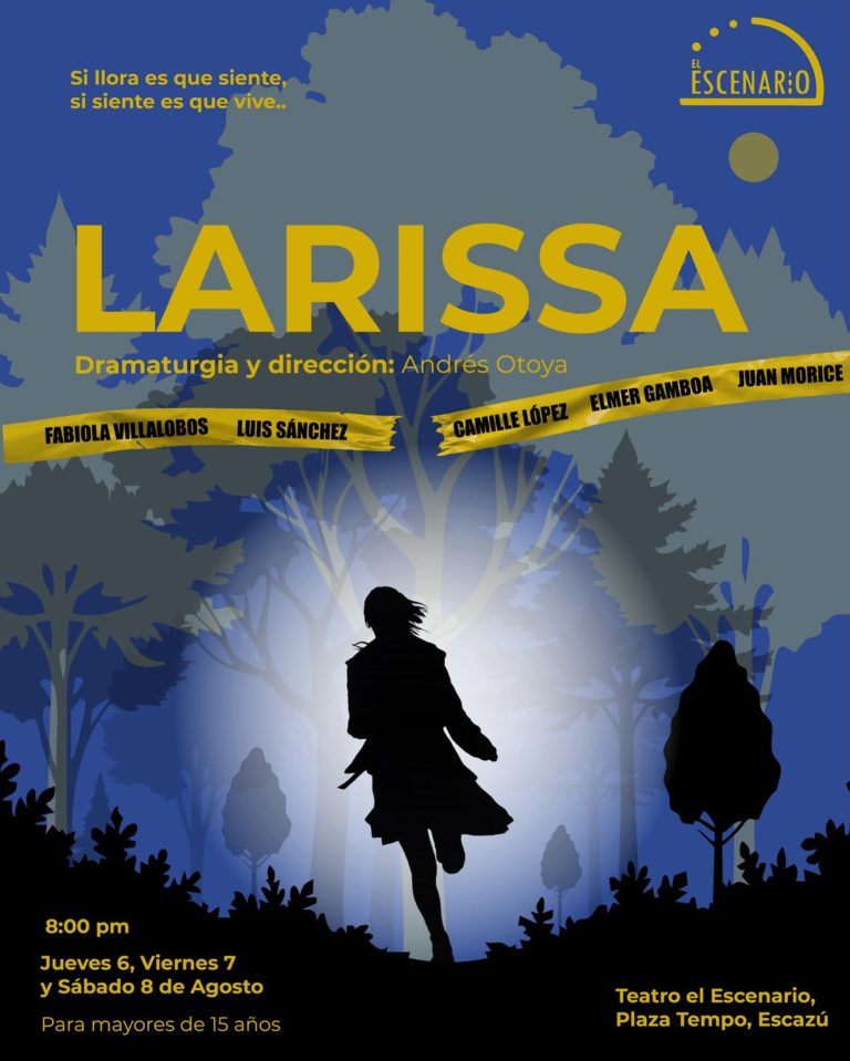 Larissa llevará un thriller psicológico al Teatro El Escenario
