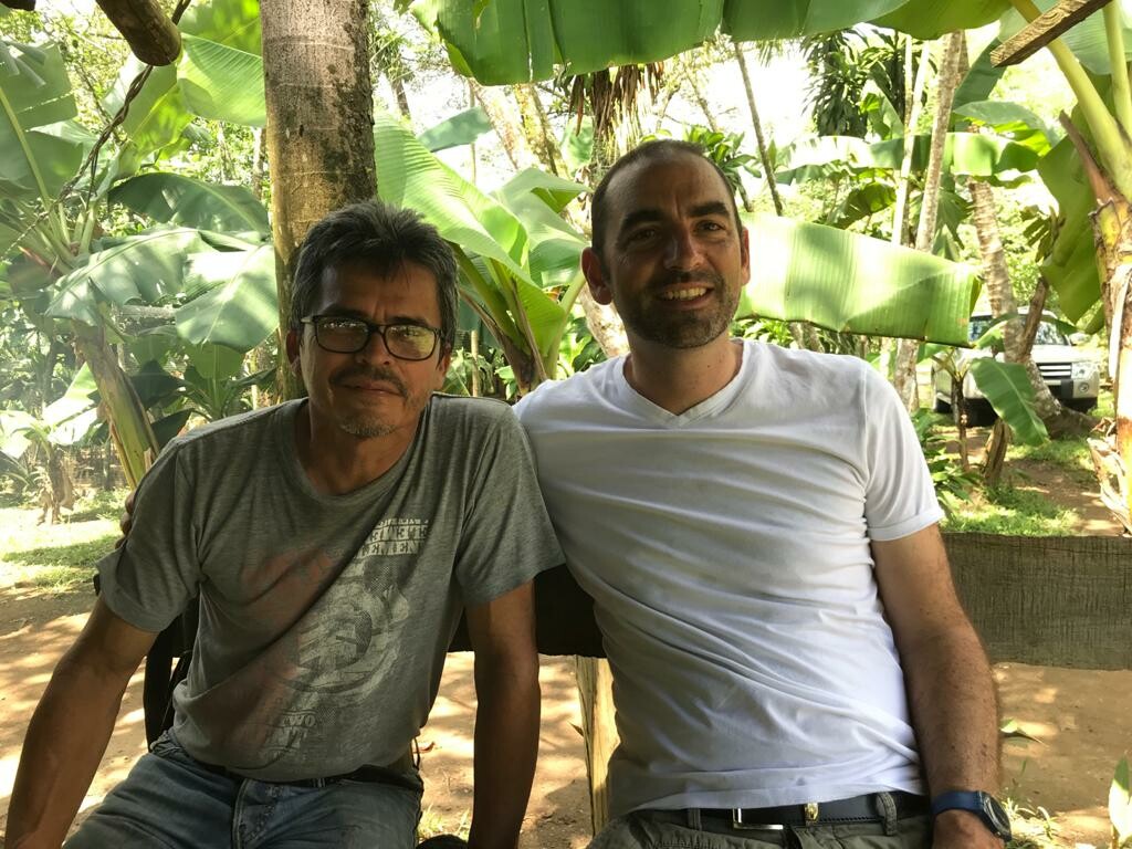 Mauricio con Urs.