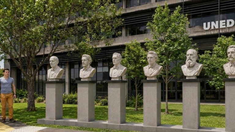 UNED construye "Paseo de los Próceres" para preservar el legado de figuras clave de la educación, la ciencia y la cultura