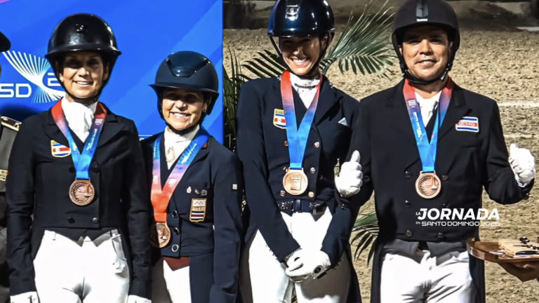 Costa Rica celebra bronce por equipos en deporte ecuestre de Santo Domingo 2026