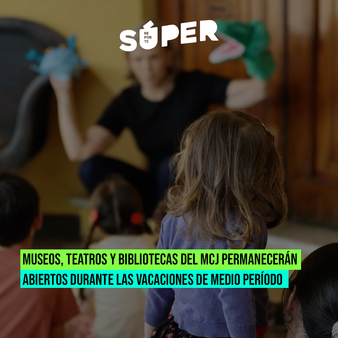 Museos, teatros, bibliotecas y centros culturales del Ministerio de Cultura y Juventud tendrán actividades durante las vacaciones de medio período.