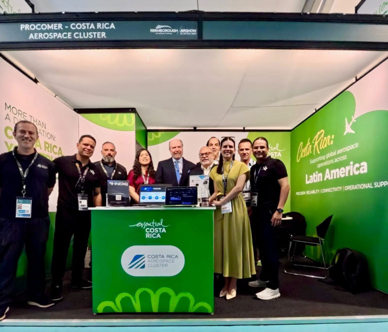 Empresas costarricenses llevarán su oferta de soluciones aeroespaciales a "Farnborough International Airshow 2026"