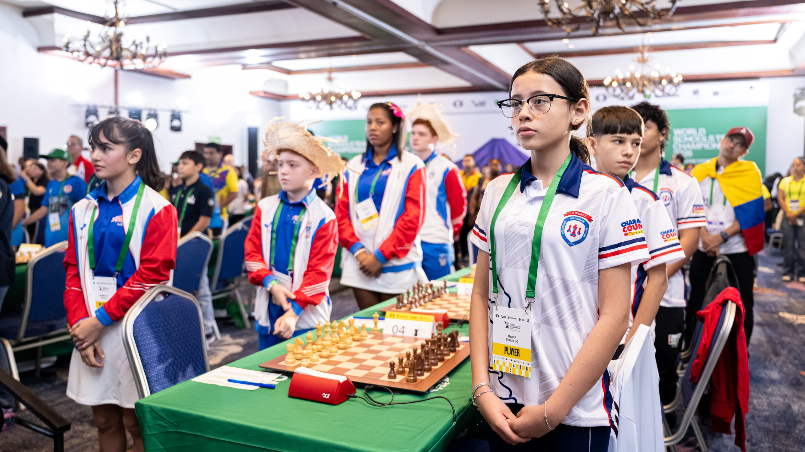 Imagen principal del artículo: Costa Rica recibe por primera vez la fase continental del Mundial Escolar por Equipos de ajedrez