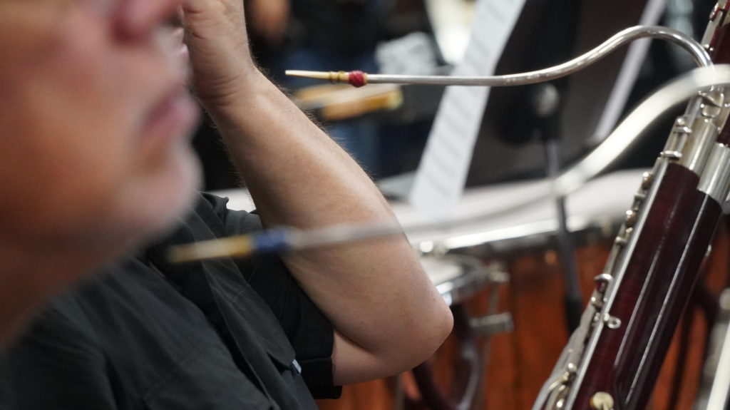 Orquesta Sinfónica Nacional de Costa Rica durante un ensayo