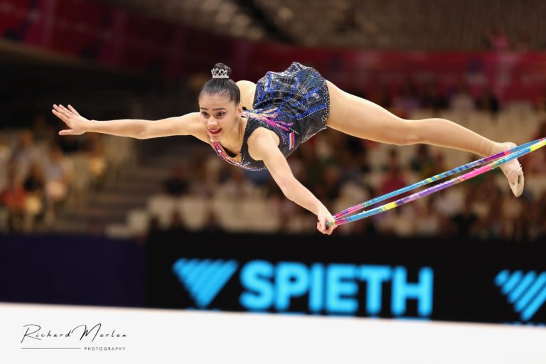 Gloriana Sánchez abre su participación en el Mundial de Gimnasia Rítmica en Frankfurt