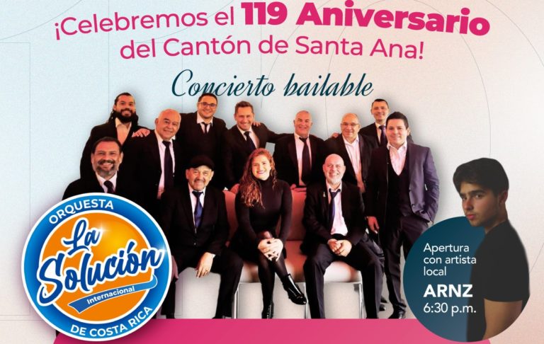 Santa Ana celebrará 119 años como cantón con música, deporte y actividades familiares