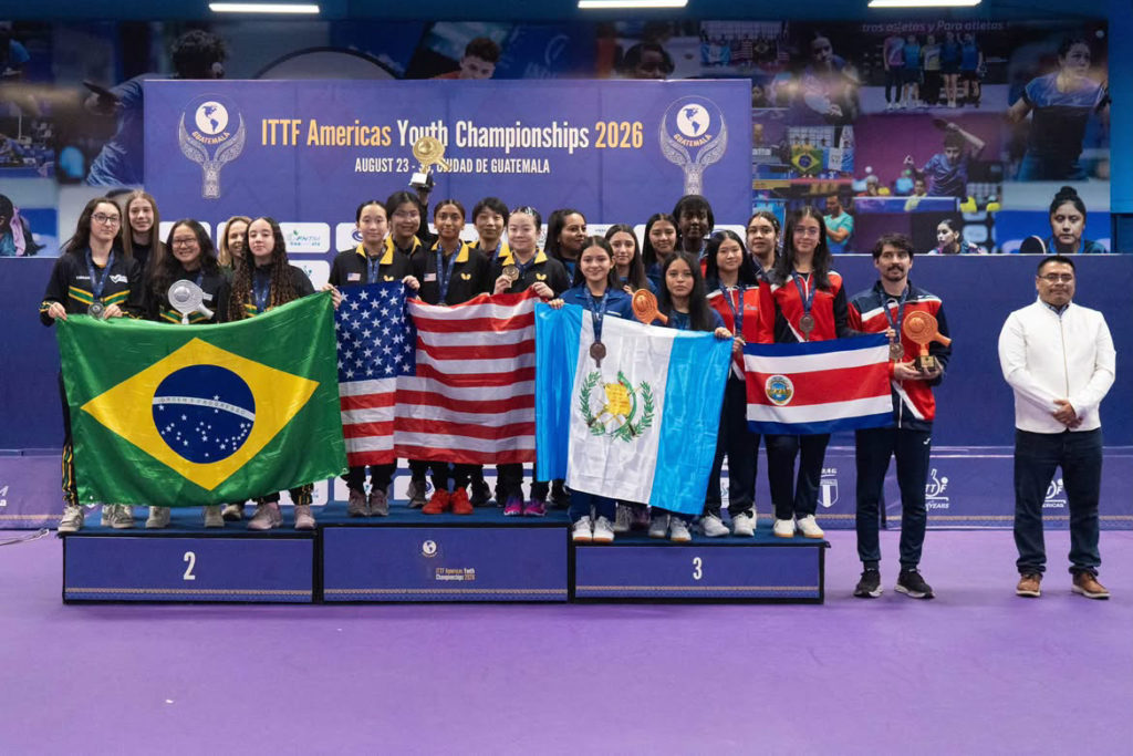 Costa Rica conquista medalla histórica en Panamericano U15 de Tenis de Mesa