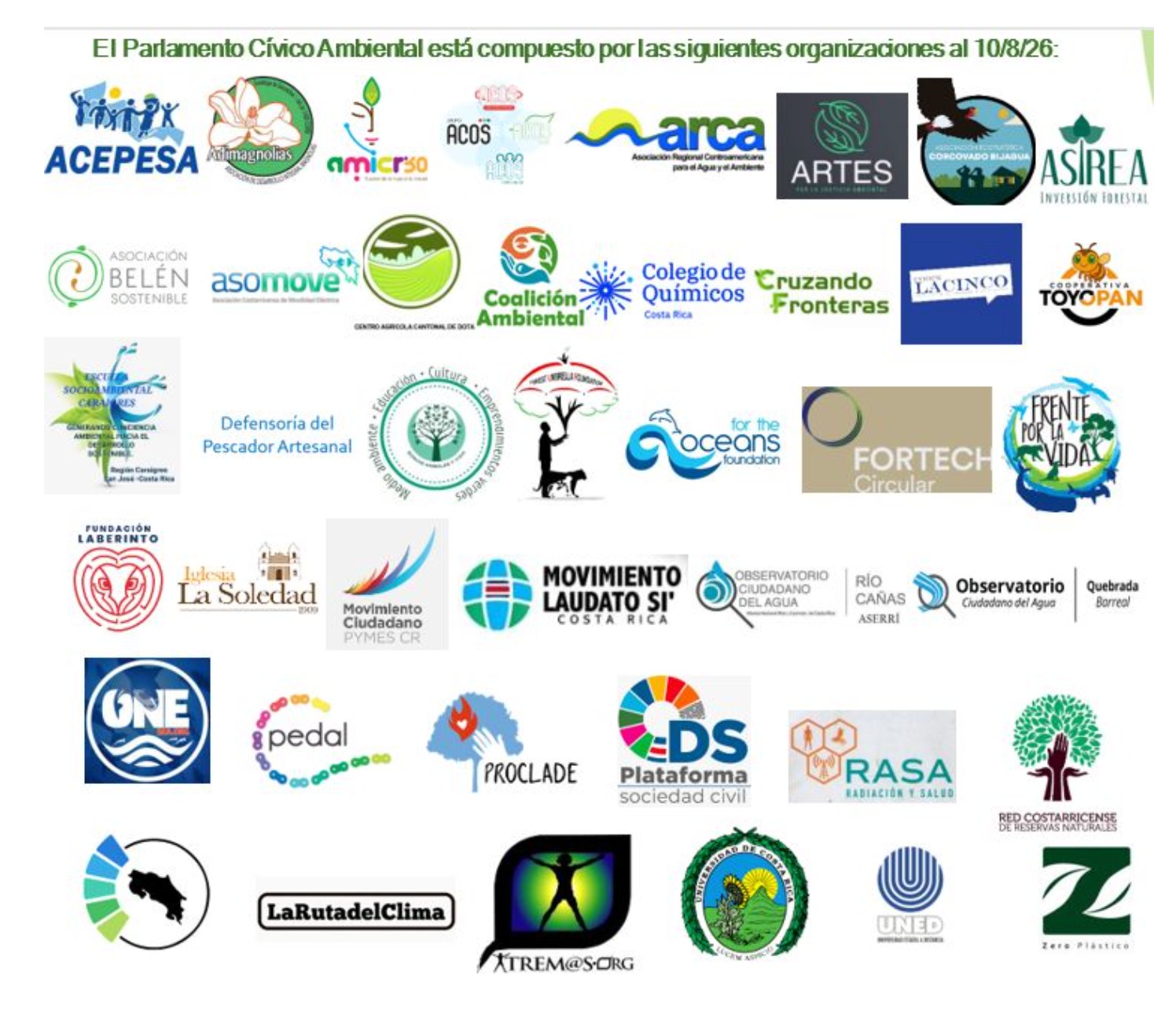 Pronunciamiento del Parlamento Cívico Ambiental sobre descarbonización y vehículos eléctricos