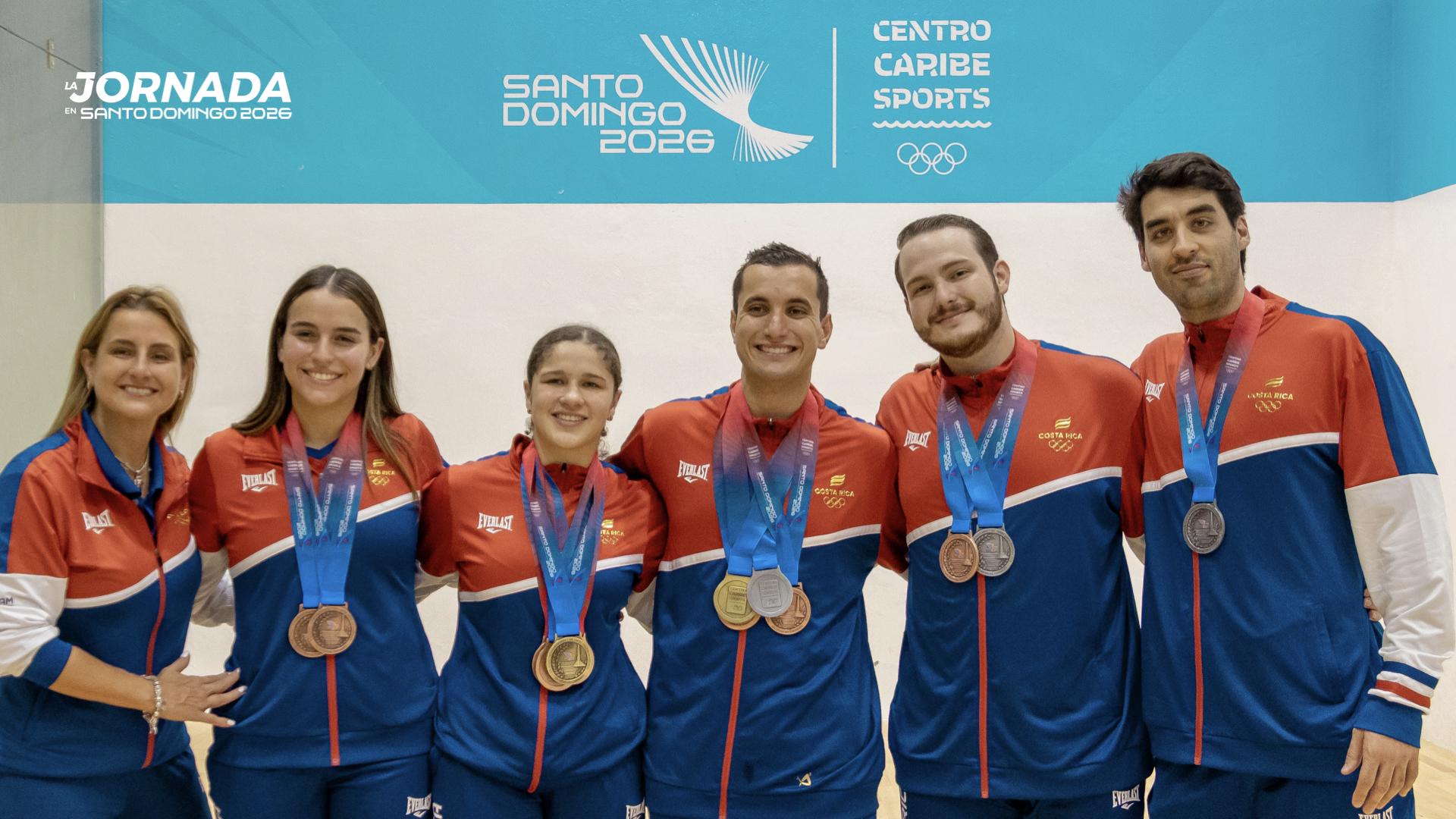 Imagen principal del artículo: Ráquetbol cierra Santo Domingo 2026 con siete medallas para Costa Rica