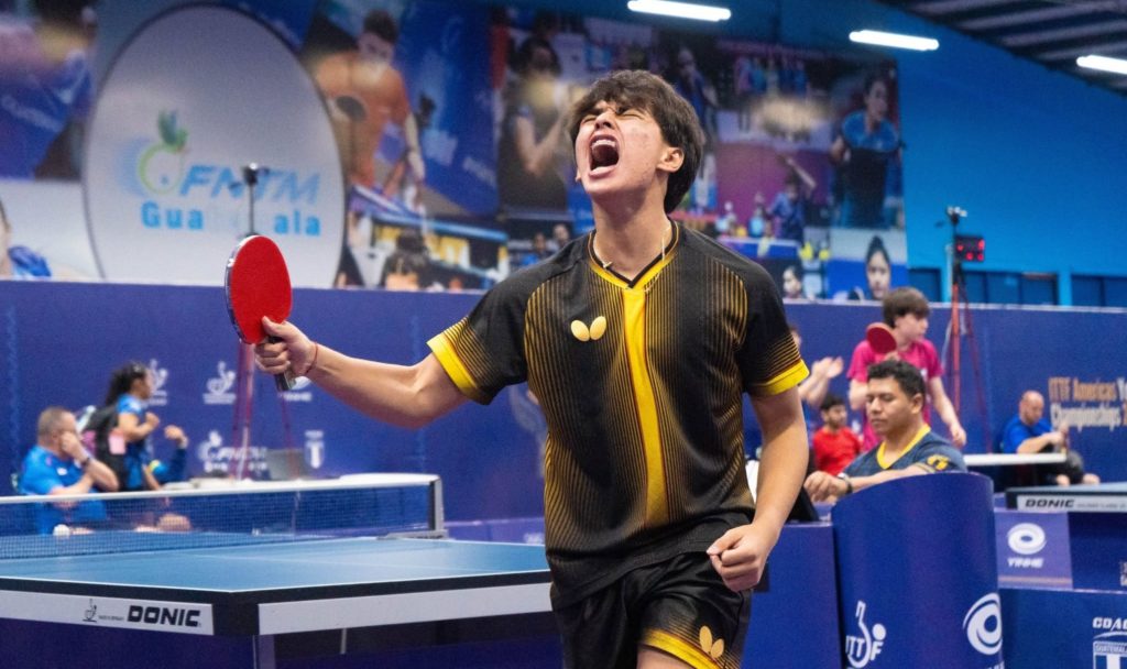 Lucca Lobo clasifica al Mundial Juvenil de tenis de mesa en Turquía
