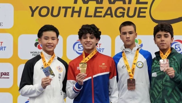 Costa Rica suma tres medallas en la Karate One Youth League de Guadalajara