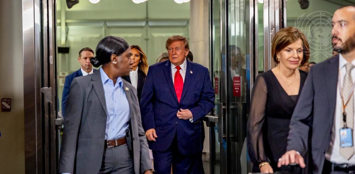 Imagen principal del artículo: Trump amenaza a Irán con la "aniquilación" desde el podio de la ONU