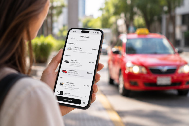 Taxis rojos ya pueden solicitarse desde la aplicación de Uber en Costa Rica