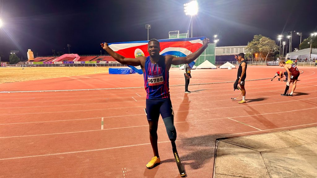 Sherman Güity gana oro en los 100 metros del Grand Prix de Cali