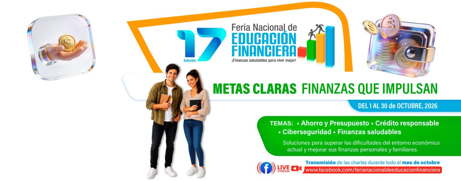 Imagen principal del artículo: Feria Nacional de Educación Financiera ofrecerá charlas y recursos gratuitos durante octubre