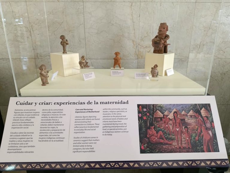 Casa Presidencial exhibe 29 piezas del Museo Nacional sobre mujeres y patrimonio precolombino