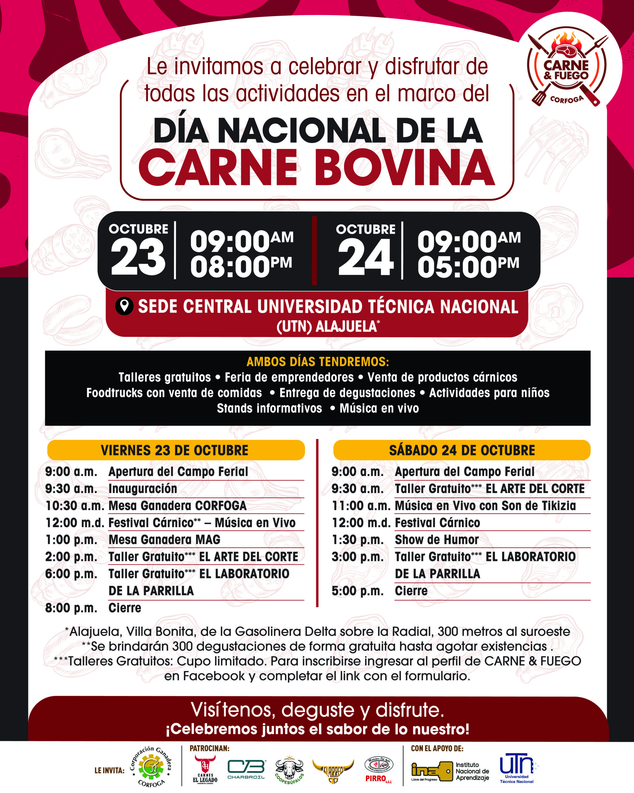 Programa de actividades por el Día Nacional de la Carne Bovina
