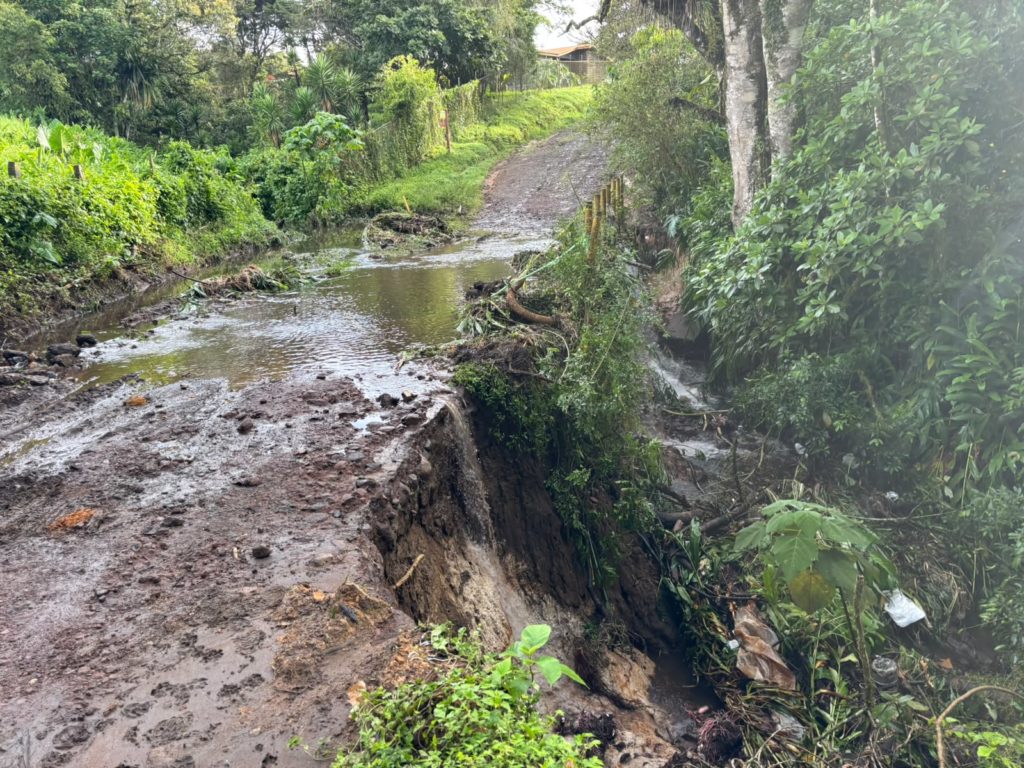 Vecinos de Cartago recolectan firmas para exigir intervención de la ruta en sector entre La Puente y Cipreses