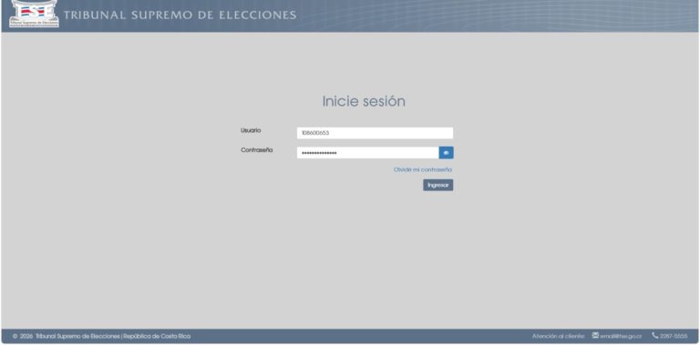 TSE restringe acceso a datos personales del Registro Civil y exige crear una cuenta para consultarlos